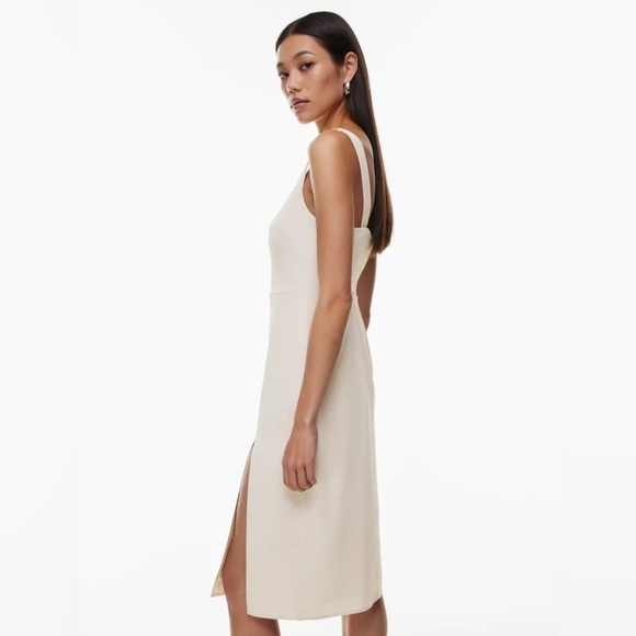 Aritzia 90s Slip Dress Matte Pearl Size 0 - Picture 6 of 7